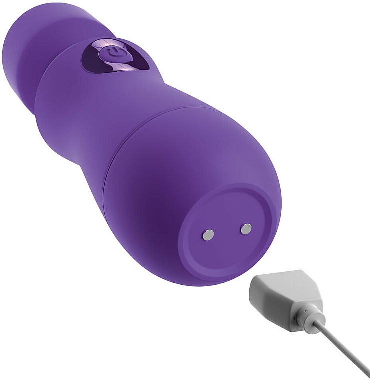 Вибратор - PipeDream OMG! Wands #Enjoy Rechargeable Vibrating Wand Purple — фото N3