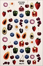Парфумерія, косметика Дизайнерські наклейки для нігтів "Frutti (mini)" - StickersSpace