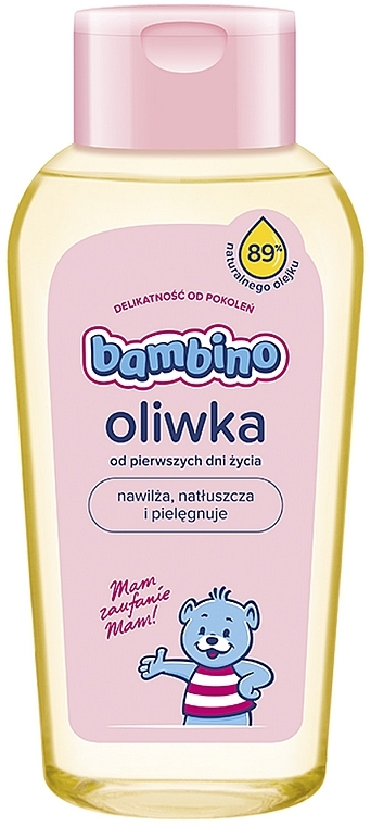 Олія з вітаміном F для немовлят - Bambino Olive For Baby With Vitamin F — фото N1