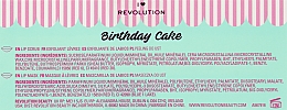 Набор - I Heart Revolution Lip Care Duo Birthday Cake (lip/scrub/20g + lip/mask/20ml) — фото N3