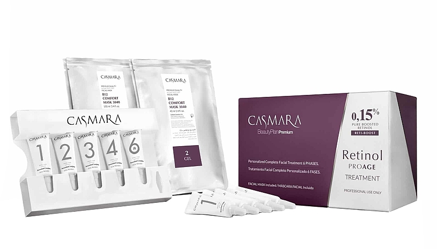 Профессиональный монодозный уход - Casmara Retinol Proage Treatment 0,15 % — фото N1