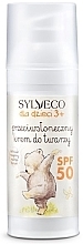Духи, Парфюмерия, косметика Солнцезащитный крем для лица для детей 3+ - Sylveco SPF 50