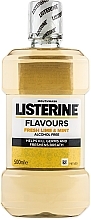 Парфумерія, косметика Ополіскувач для ротової порожнини "Свіжий лайм і м'ята" - Listerine Flavors Fresh Lime & Mint