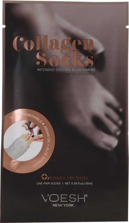 Шкарпетка для догляду за ногами з вітаміном E - Voesh Collagen Socks With Vitamin E — фото N3