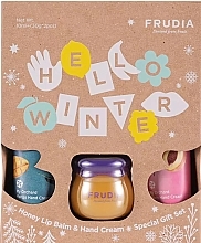 Духи, Парфюмерия, косметика Набор - Frudia Hello Winter Special Gift Set (lip/balm/10ml + h/cr/2x30g)