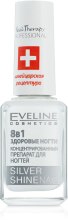 Засіб для відновлення нігтів 8в1 - Eveline Cosmetics Nail Therapy Professional Silver Shine — фото N4
