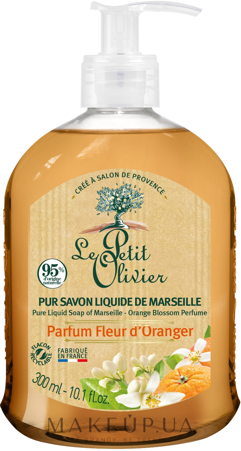 Мыло жидкое с ароматом цветов апельсина - Le Petit Olivier Vegetal Oils Soap — фото 300ml