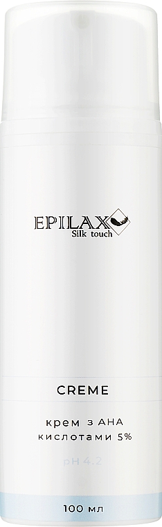 Крем-пілінг для тіла з АНА-кислотами 5% pH 4.2 - Epilax Silk Touch Cream