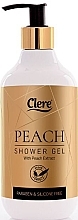 Парфумерія, косметика Гель для душу "Peach" - Clere Shower Gel