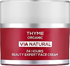 Експертний крем для обличчя 24 години краси "Чебрець Органік" - BioFresh Via Natural Thyme Organic 24H Beauty Expert Face Cream — фото N1