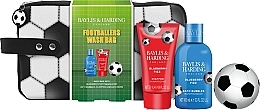 Духи, Парфюмерия, косметика Набор - Baylis & Harding Football Blueberry Fizz Stars Wash Bag Gift Set (b/bubbles/100ml + shm/50ml + b/bomb/100g + bag/1pc)