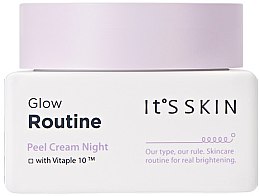 Духи, Парфюмерия, косметика Ночной крем для лица, смягчающий - It's Skin Glow Routine Peel Cream Night