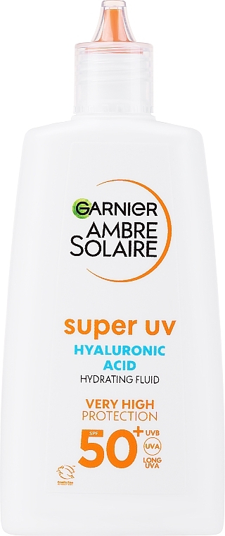 Флюїд для обличчя - Garnier Ambre Solaire Sensitive Advanced Face UV Face Fluid SPF50+ — фото N1