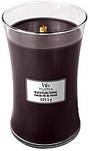 Духи, Парфюмерия, косметика Ароматическая свеча в стакане - WoodWick Hourglass Candle Black Plum Cognac