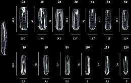 Форми багаторазові для нарощування нігтів, Di1541 - Divia — фото N3