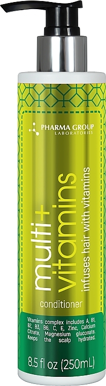 Бальзам для волос "Энергия мультивитаминов" - Pharma Group Laboratories Multi+ Vitamins — фото N1
