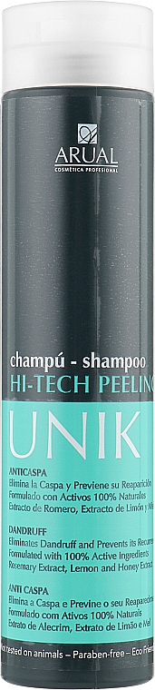 Шампунь-пилинг для волос склонных к появлению перхоти - Arual Unik Hi-Tech Peeling Shampoo — фото N1