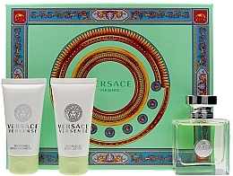 Парфумерія, косметика Versace Versense - Набір (edt/50ml + b/lot/50ml + sh/gel/50ml)