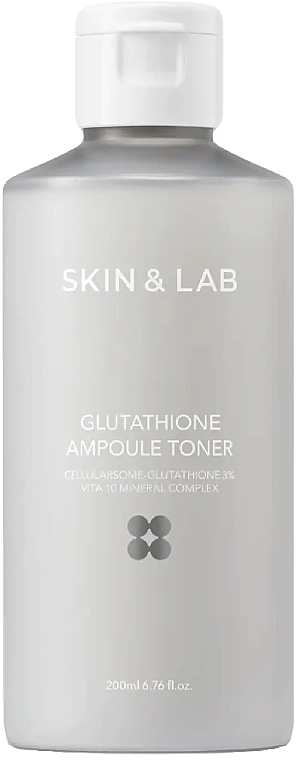 Осветляющий тонер с глутатионом - SKIN&LAB Glutathione Ampoule Toner — фото N1