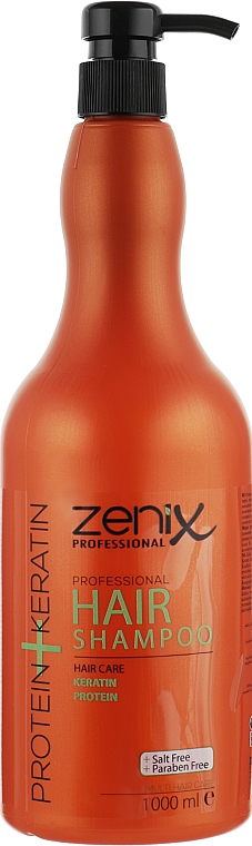 Очищувальний шампунь - Zenix Keratin Purifying Shampoo — фото N1