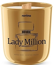 Духи, Парфюмерия, косметика Ароматическая свеча "Lady Million" - Ravina Aroma Candle