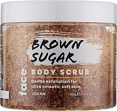 Скраб для тіла «Коричневий цукор» - Face Facts Body Scrubs Brown Sugar — фото N1