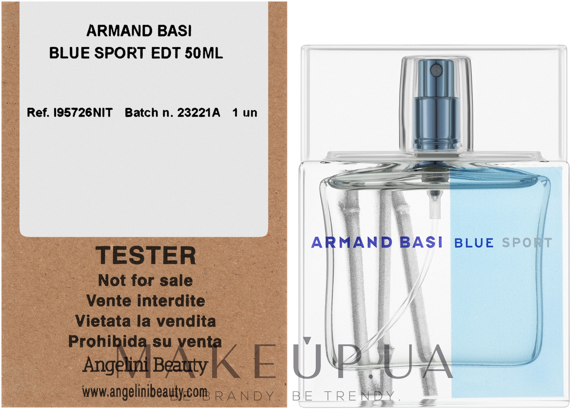 Armand Basi Blue Sport - Туалетна вода (тестер з кришечкою) — фото 50ml