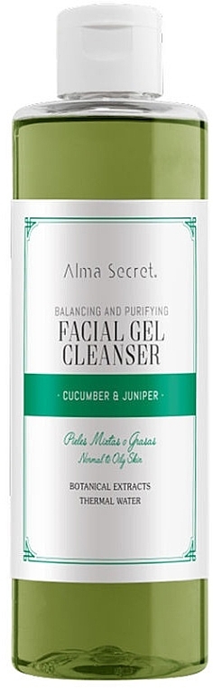 Гель для умывания - Alma Secret Facial Gel Cleanser Cucumber & Juniper — фото N1