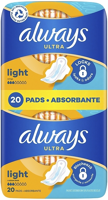 Гигиенические прокладки, 20 шт. - Always Ultra Light — фото N2