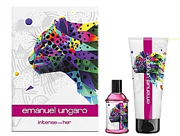 Парфумерія, косметика Ungaro Intense For Her - Набір (edp/30ml + b/lot/200ml)