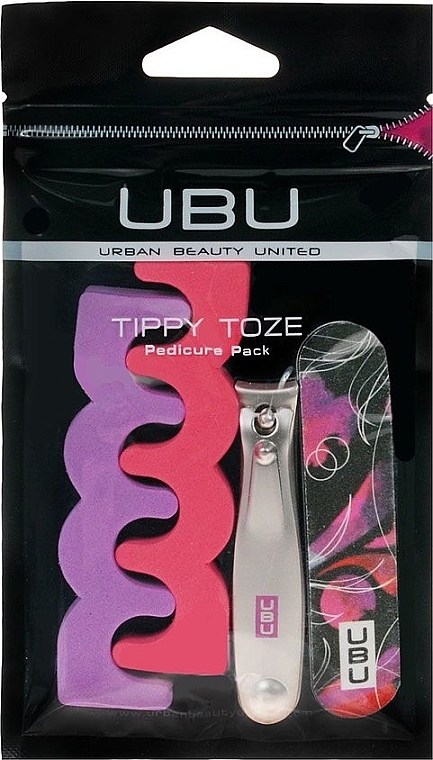 UBU Tippy Toze Pedicure Pack (clippe/1pcs + nailfile/1pcs + accessories/2pcs) - UBU Tippy Toze Pedicure Pack (clippe/1pcs + nailfile/1pcs + accessories/2pcs) — фото N2