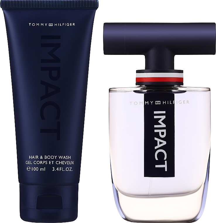 Tommy Hilfiger Impact - Набор (edt/100ml + sh/g/100ml) — фото N2