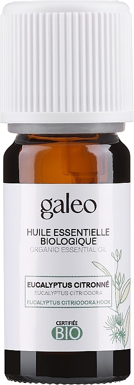 Органічна ефірна олія евкаліпта лимонного - Galeo Organic Essential Oil Eucalyptus Citriodora — фото N1