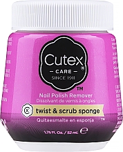 Духи, Парфюмерия, косметика Жидкость для снятия лака губкой - Cutex Twist & Scrub Sponge Nail Polish Remover