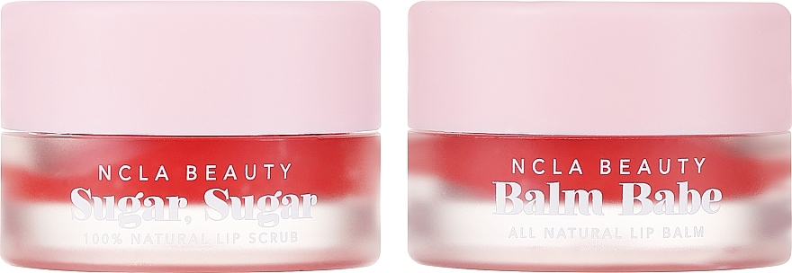 Набор - NCLA Beauty Peppermint Swirl (l/balm/5ml + l/scrub/5ml) — фото N1