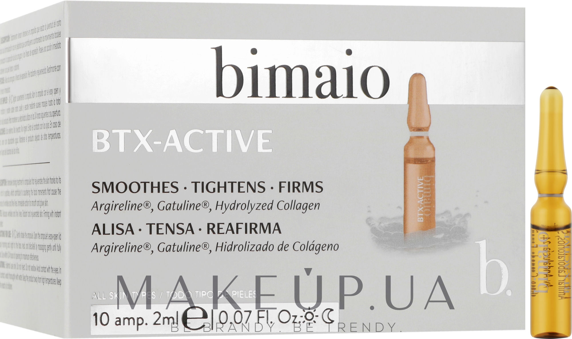 Ампулы "BTX-Active" для лица - Bimaio  — фото 10x2ml