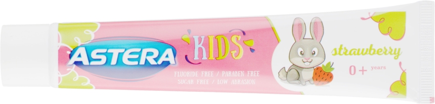 Зубна паста з полуничним смаком - Astera Kids With Strawberry — фото N2