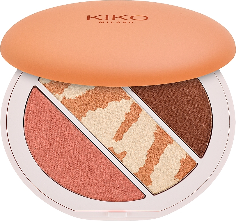 Палетка для лица - Kiko Milano Beauty Roar Flawless Look Face Palette — фото N1