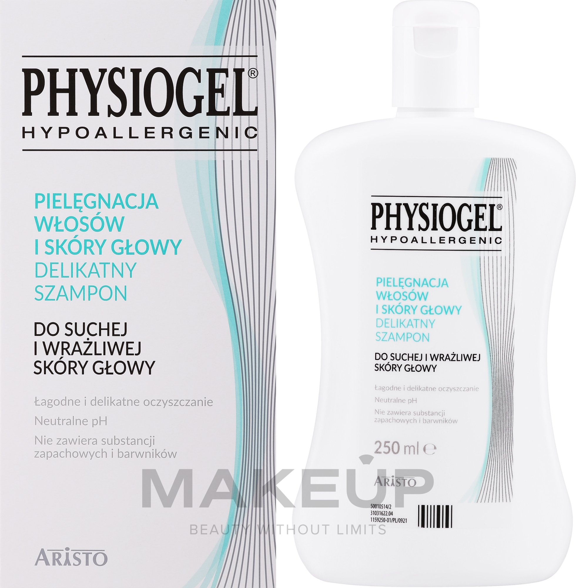 Делікатний шампунь для сухої і чутливої шкіри голови - Physiogel Scalp Care Mild Shampoo — фото 250ml