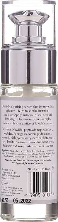 Набор - Clochee Facial Skin Care Moisturising Set (ser/30ml + eye/cr/15ml + candle) — фото N3