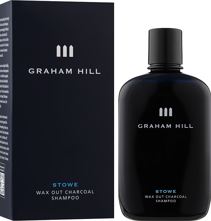 Шампунь для глубокой очистки с активированным углем - Graham Hill Stowe Wax Out Charcoal Shampoo — фото N2