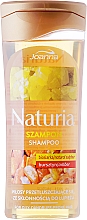 Шампунь "Янтар" проти лупи, для жирного волосся - Joanna Naturia Shampoo Natural Sulphur & Amber — фото N1