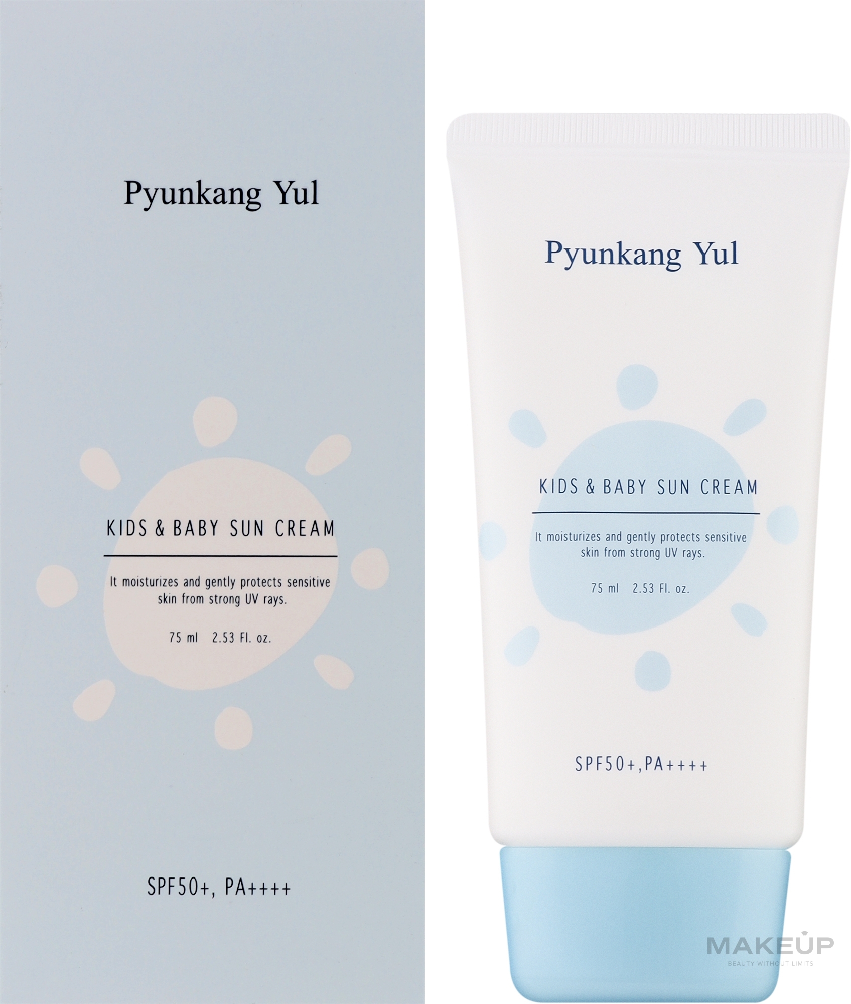 Детский солнцезащитный крем - Pyunkang Yul Kids & Baby Sun Cream SPF50+ PA++++ — фото 75ml