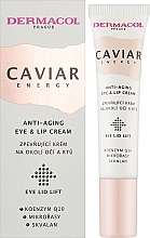 Крем для очей і губ - Dermacol Caviar Energy Eye and Lip Cream Firming Cream — фото N2