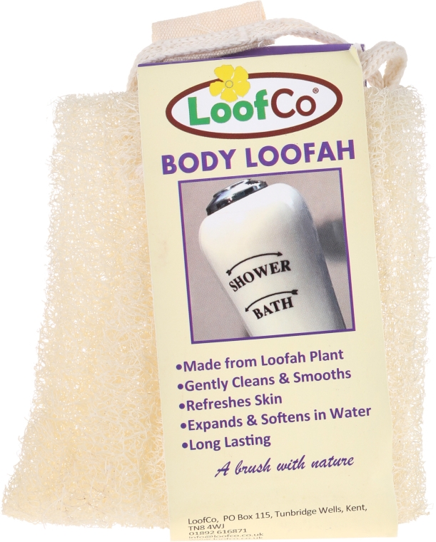 Натуральна губка для тіла - LoofCo Body Loofah — фото N1