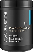 Парфумерія, косметика Маска для волосся - Mevelle Hydra & Shine Intensive Hair Mask Hyaluronic & Algea