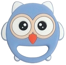 Парфумерія, косметика Прорізувач-іграшка для зубів "Сова", блакитний - Lindo Li 326