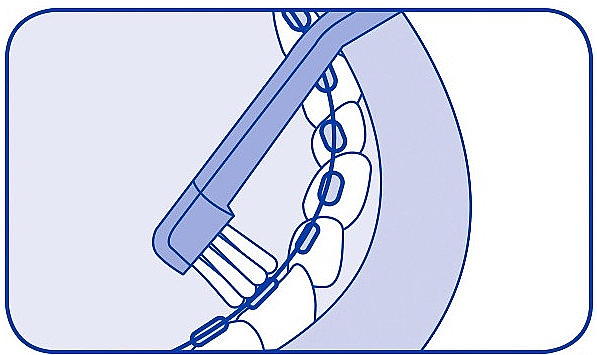Монопучкова зубна щітка, синя - Curaprox CS 708 Implant — фото N3