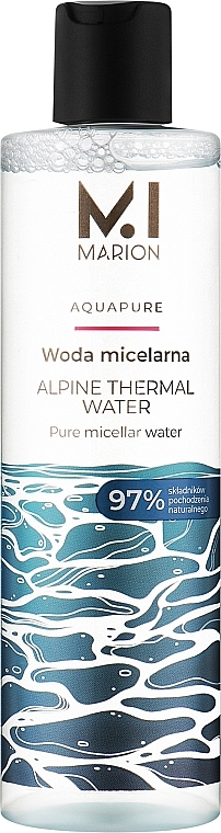 Мицеллярная вода с термальной водой - Marion Aquapure Alpine Thermal Water Pure Micellar Water — фото N1