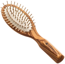Парфумерія, косметика Антистатична дорожня щітка для волосся з оливкового дерева - Hydrea London Olive Wood Anti-Static Travel Hair Brush
